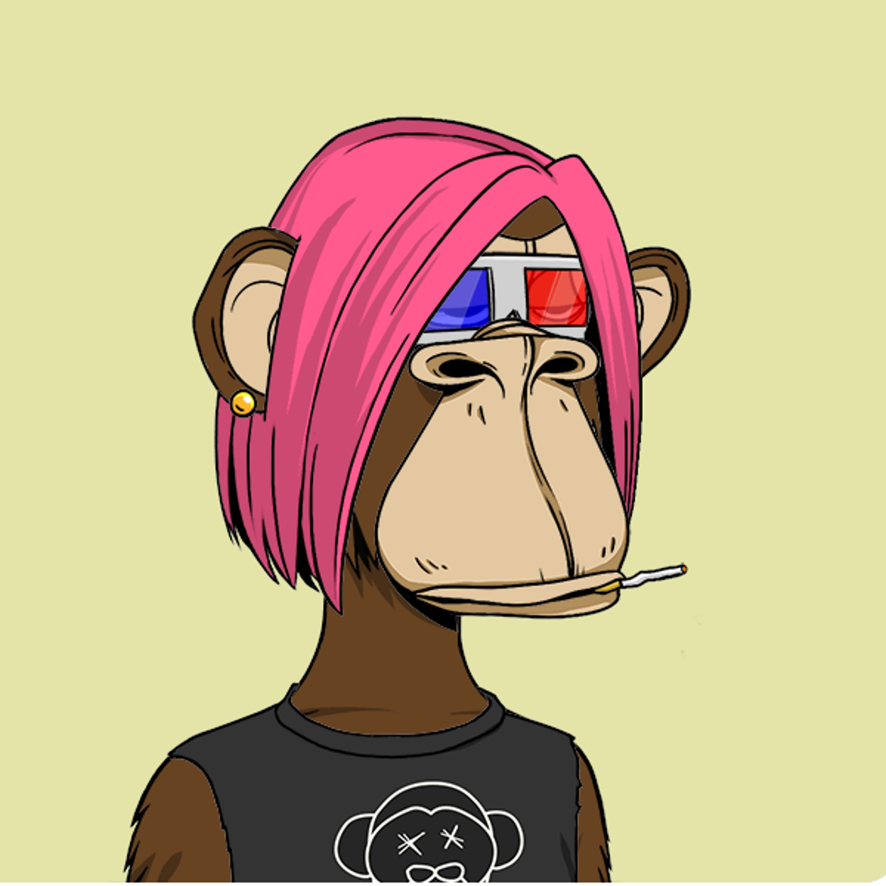 Obra de la serie Bored Are Yacht Club, del artista Yuga Labs.