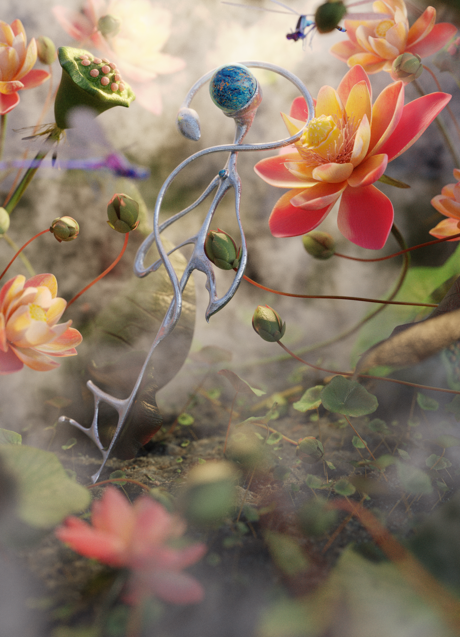 Imagen - Junto a estas líneas, obra de la serie Gaia, de la artista polaca Ada Sokol. 