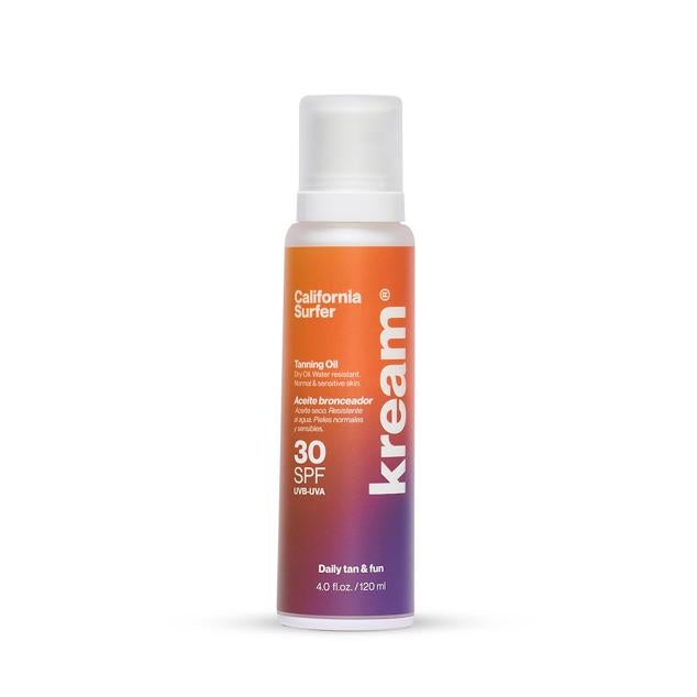 El Aceite Bornceador California Surfer de Kream previene el fotoenvejecimiento