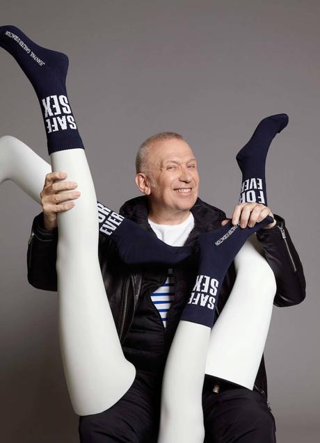 Imagen - Calcetines diseñados por Jean Paul para la asociación francesa Sidaction con la que colabora. 