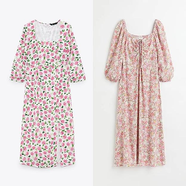 El vestido de Zara y de Mango para copiar el look de Fabiola.