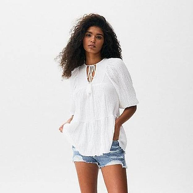 Imagen principal - Los blusones rúsitco, cropped y con bordados