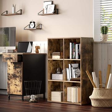 Imagen secundaria 1 - La estanería VASAGLE de Amazon está disponible en tres colores desde 51 euros.