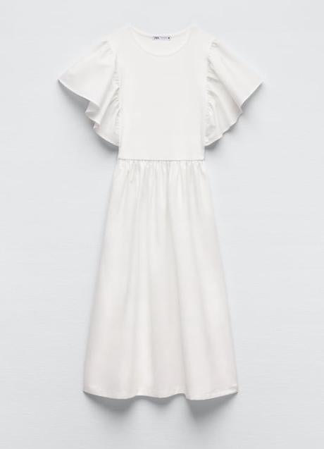 Imagen - Un vestido blanco barato de Zara. / ZARA