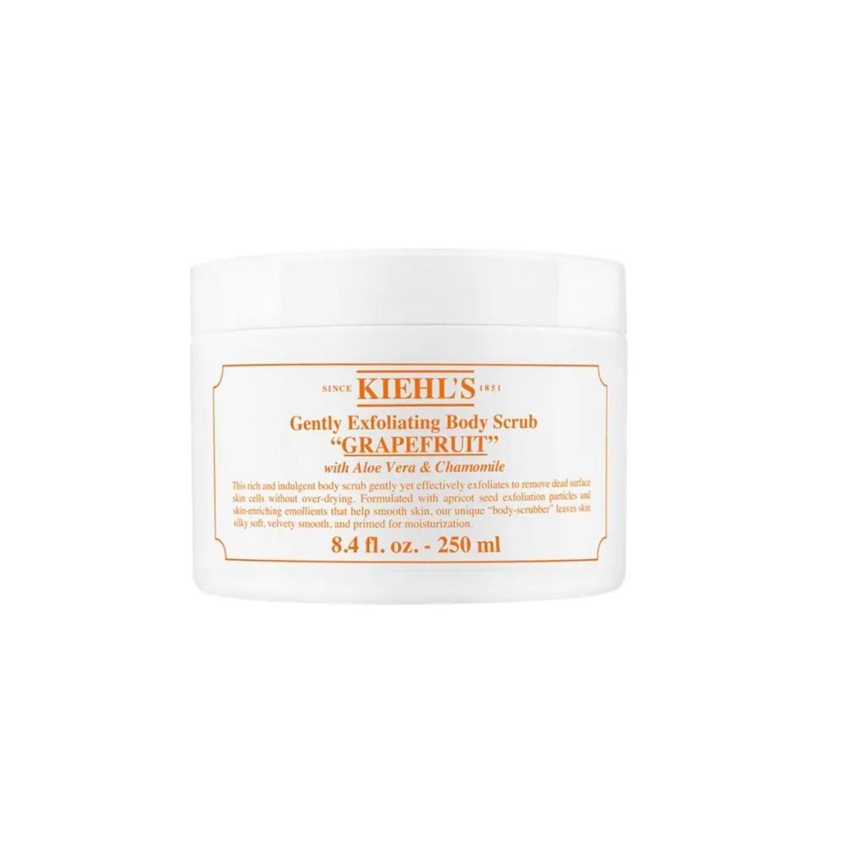 El exfoliante Gently Exfoliating Body Scrubs Grapefruit de Kiehl’s (37,99 euros) ayuda a eliminar las células muertas de una forma respetuosa, es decir sin resecar la piel. Contiene huesos de albaricoque, aloe vera, camomila, y diferentes aromas como lavanda, pomelo y cilantro.