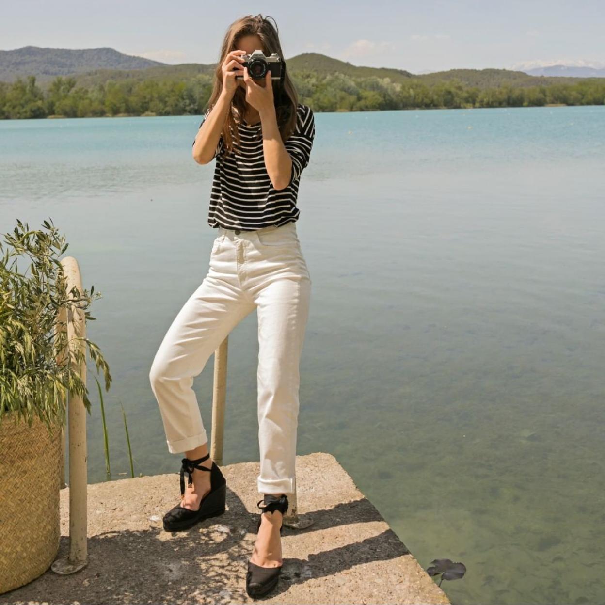 Las alpargatas de yute negro son las más elegantes.