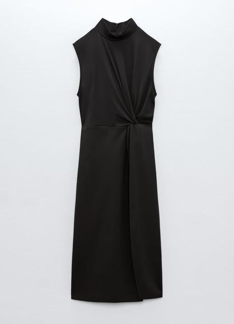 Imagen - El vestido de Zara de Isabel Díaz Ayuso tiene un nudo en la cintura.