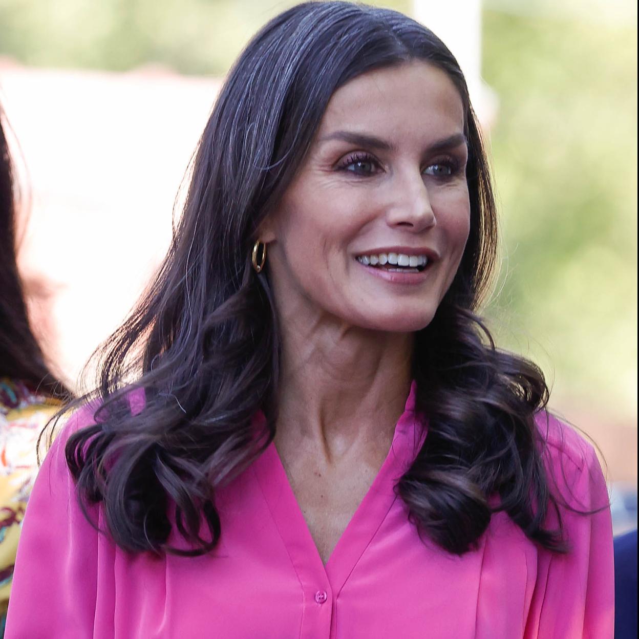 La reina Letizia en la Feria del Libro.