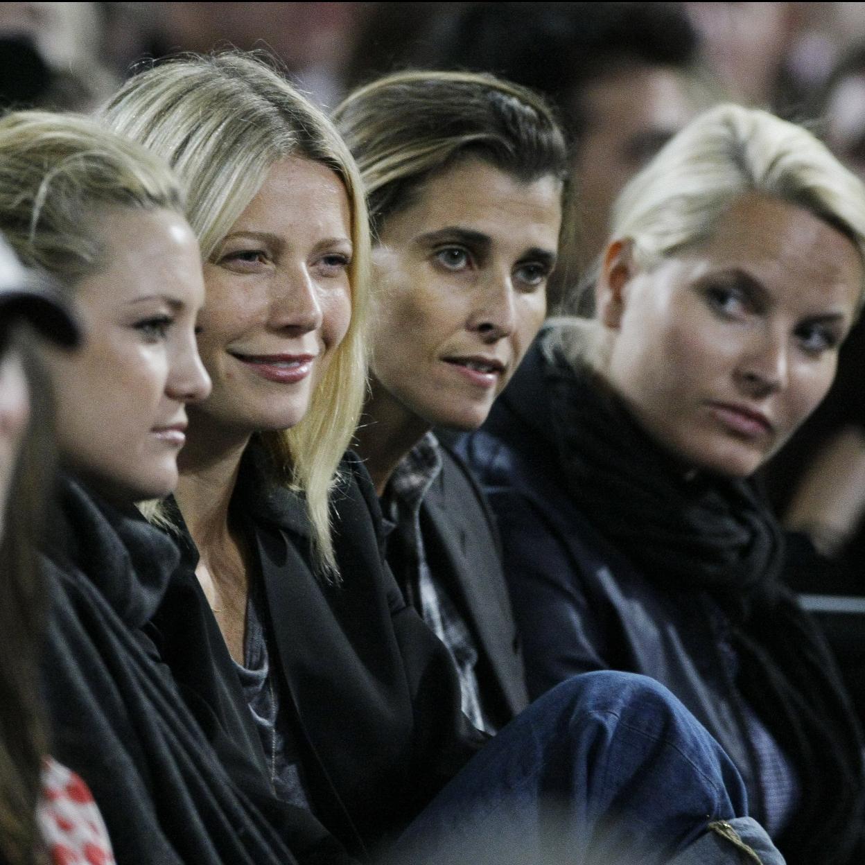 Gwyneth Paltrow, Rosario Nadal y Mette Marit juntas en un concierto de Madonna en 2008