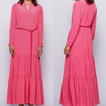 Imagen secundaria 1 - Los detalles del look de la reina Letizia en la Feria del Libro.