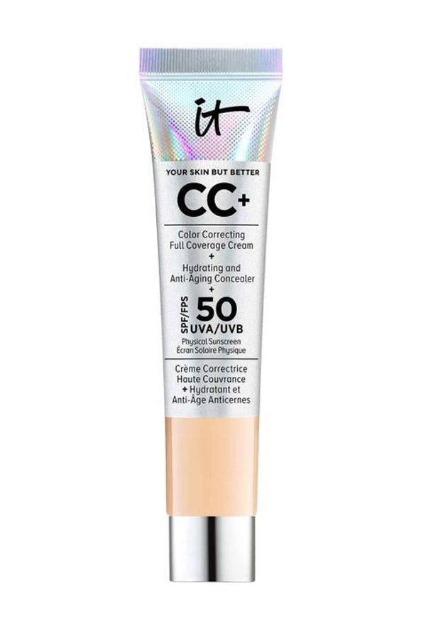 La  CC Cream  de culto entre los expertos de belleza por su revolucionaria mezcla de maquillaje, protección y tratamiento antiedad. Hidrata, tiene SPF50+,  cubre por completo imperfecciones , tiene acabado natural y ligero, mejora arrugas, flacidez y manchas y aguanta sin desvanecerse. Se formula con colágeno, ácido hialurónico, péptidos, vitaminas y antioxidantes.
