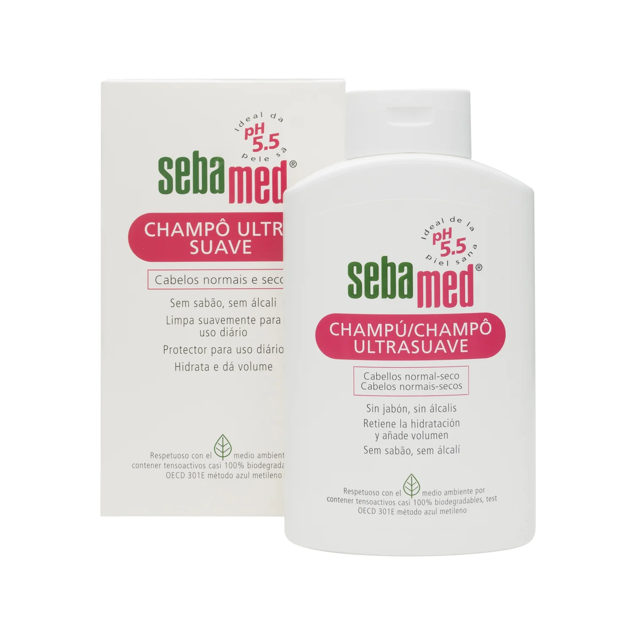 Conseguir un pelo sano, con volumen y brillante, es posible con Champú Ultra Suave de Sebamed. Contiene agentes limpiadores vegetales y naturales que harán que tu melena luzca impresionante, gracias a su uso diario. Precio: 13,99 €.