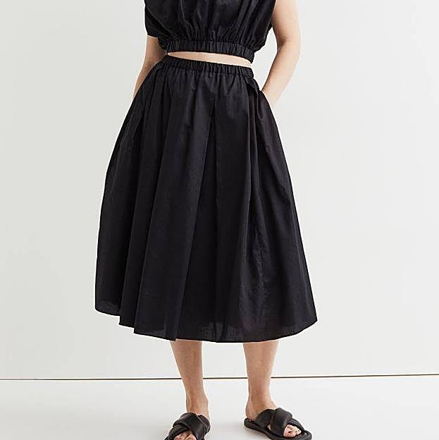 Imagen principal - La falda, amplia, la drapeada y la de diseño cruzado