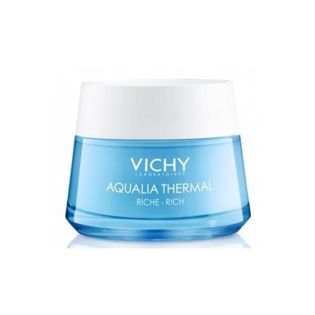 Es un tratamiento especialmente formulado para la hidratación de pieles secas y muy secas. Por un lado contiene Agua Termal de Vichy que ayuda a preservar, reforzar la hidratación y limitar las pérdidas hídricas de la piel, y por otro, nutre la piel para un acabado hidratado que dura intacto todo el día. 