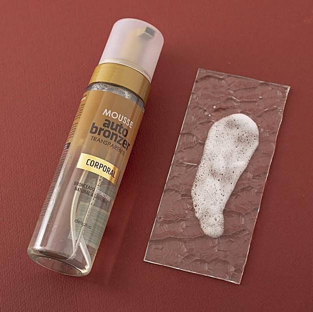 Mousse autobronceadora de Mercadona.