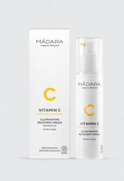 Imagen secundaria 2 - Hyaluron-Filler Vitamin C Booster de Eucerin, Aqua Bomb Brightening Vitamin C Cream de Belif y Crema Iluminadora de Recuperación de Mádara