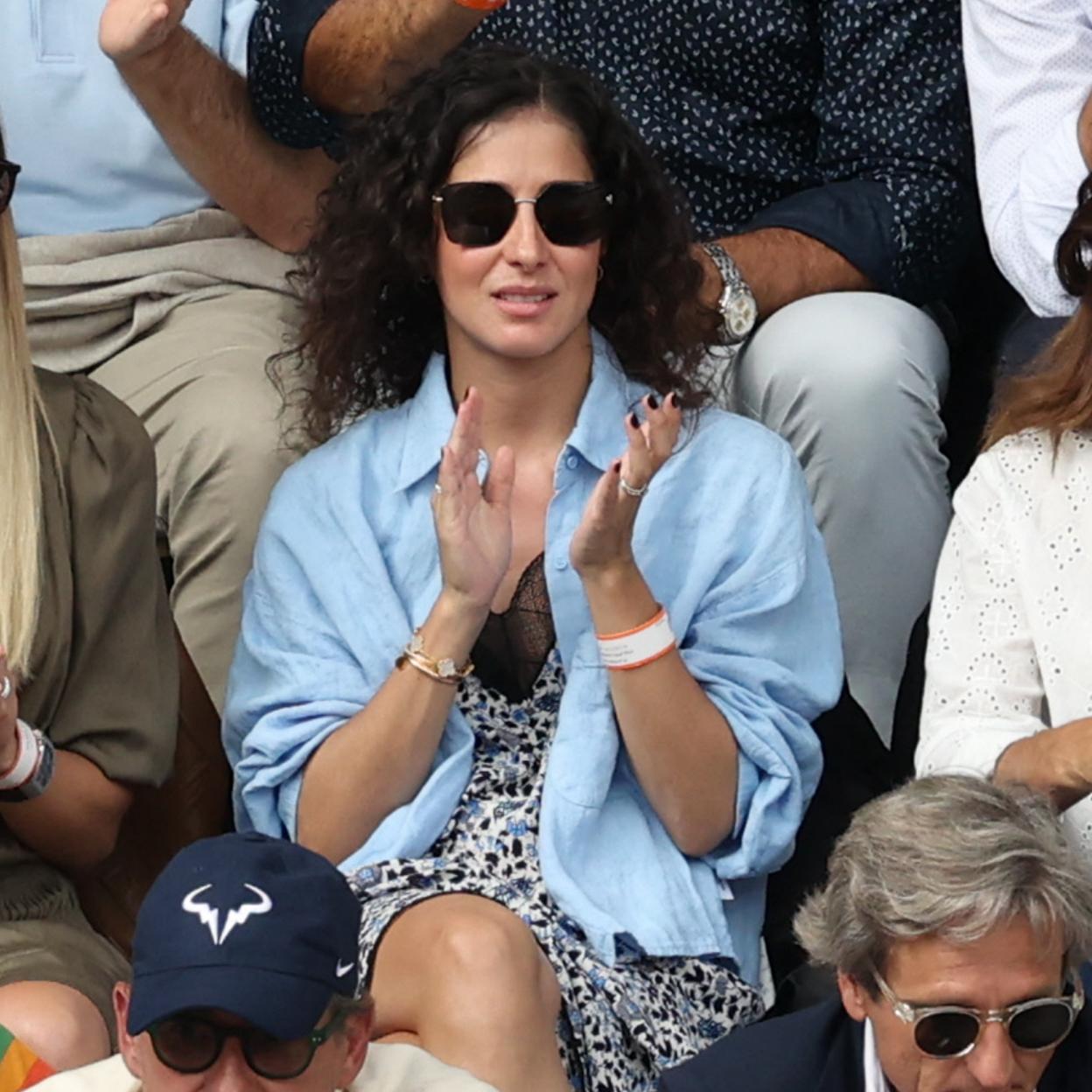 Xisca Perelló durante la final del Roland Garros.