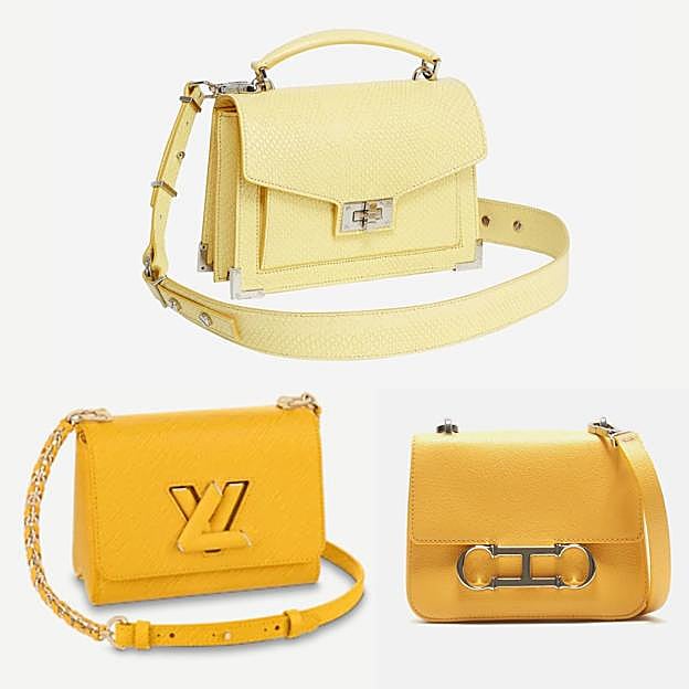Los bolsos amarillos de lujo que triunfan entre las famosas.