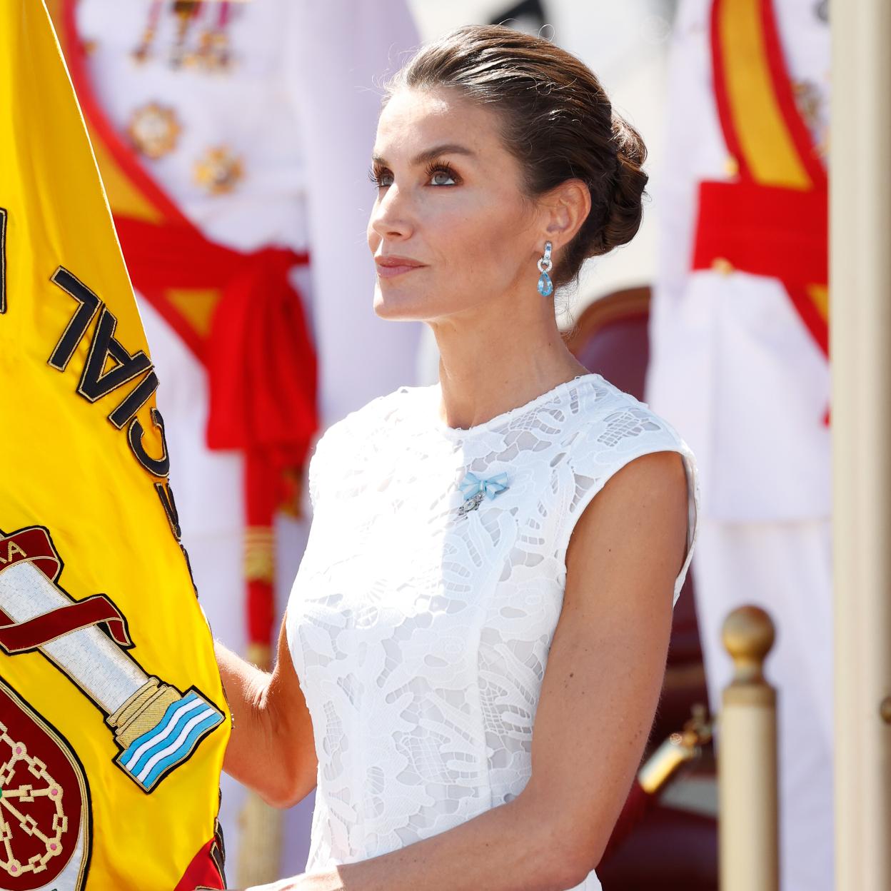 La reina Letizia durante el acto celebrado en Murcia.