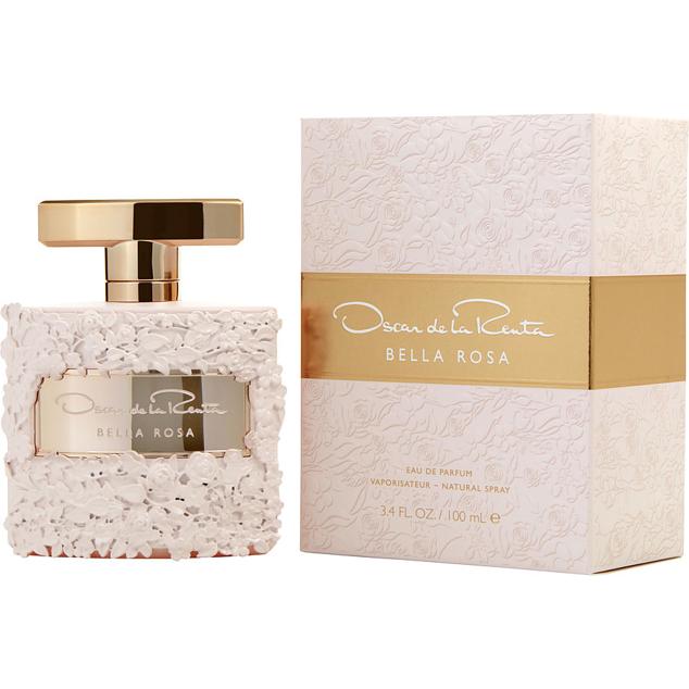 Perteneciente a la familia Chipre floral, así es el perfume más elegante de Oscar de la Renta, Bella Rosa. Inspirado en el romance juvenil en un jardín repleto de flores, siendo un transmisor de paz, armonía y confianza. Precio: 36,95 €. 