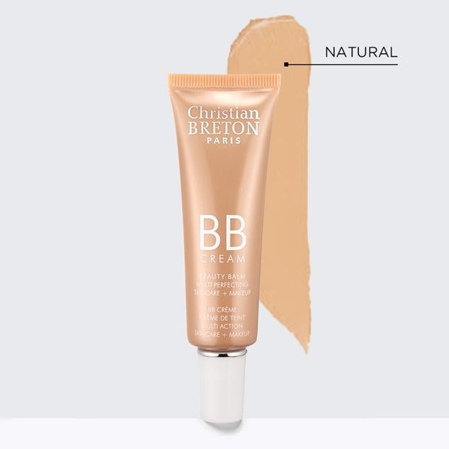 Base de maquillaje BB cream. Combina el cuidado de la piel y el maquillaje en un solo producto. Es ultraligera y da un tono inmediatamente uniforme y radiante de aspecto saludable. Su fórmula a base de extracto de néctar de granada y ácido hialurónico es de textura no grasa e ilumina para conseguir un cutis sin imperfecciones.  Precio: 24,99 euros en Douglas . 