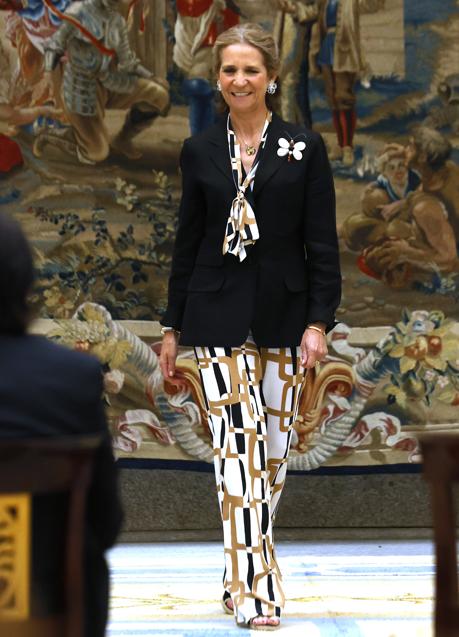 Imagen - La infanta Elena con pantalones estampados. / GTRES