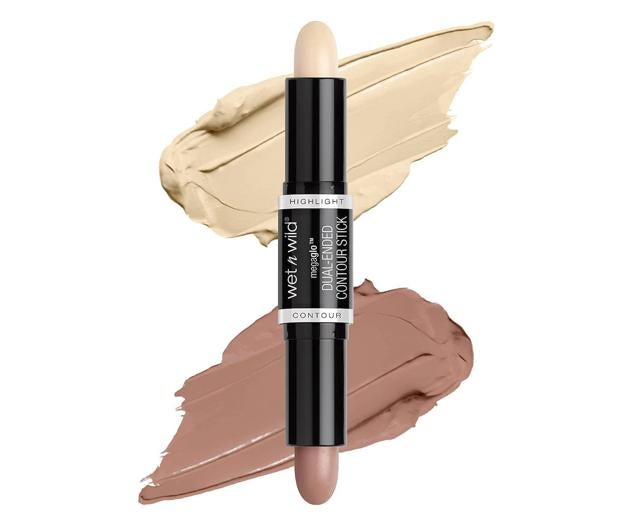 MegaGlo Dual-Ended Contour Stick de Wet n Wild  es una barra con dos extremos