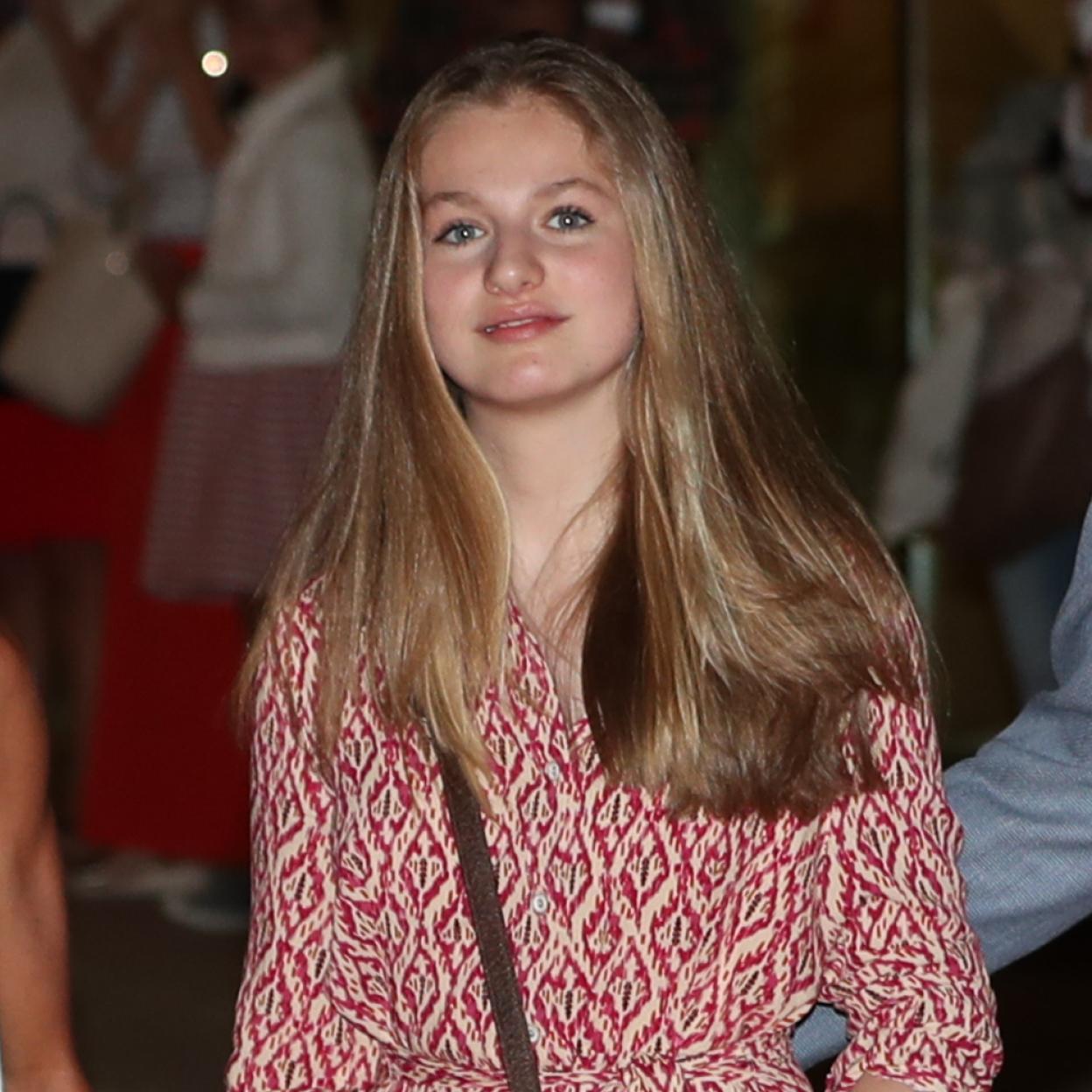 La princesa Leonor este fin de semana.