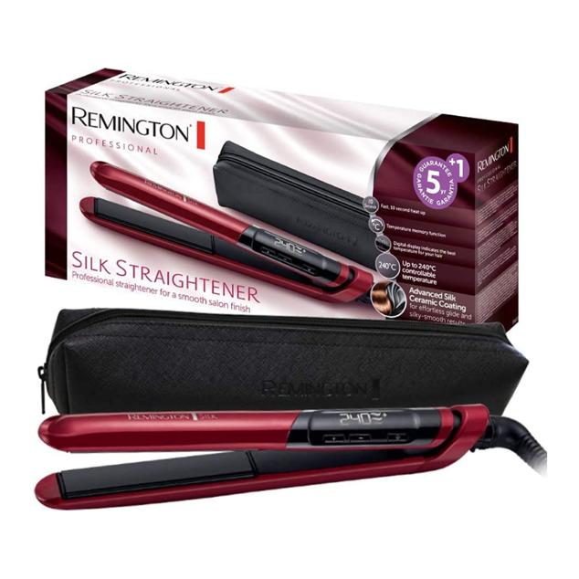 Plancha para el pelo con revestimiento de cerámica sedosa avanzada para un pelo más suave. Temperatura regulable de 150°C hasta 230°C y apagado automático de seguridad tras 60 minutos. Precio: 32,99 euros. (Precio habitual: 35,54 euros). Cómpralo aquí