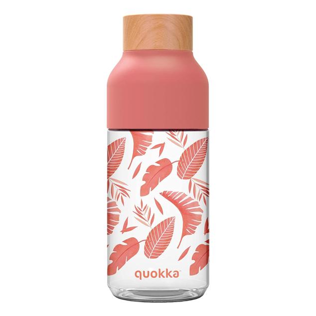 Botella hecha de Tritan, material resistente a la rotura y muy ligero, que mantiene el sabor y la pureza de la bebida, al tiempo que ofrece una alternativa sana, reutilizable y sostenible a las botellas de plástico desechables. Tapón Anti-goteo de gran calidad, con una boca ancha para meter cubos de hielo y frutas. Precio: 9 euros con capacidad de 570 mililitros. Cómpralo aquí