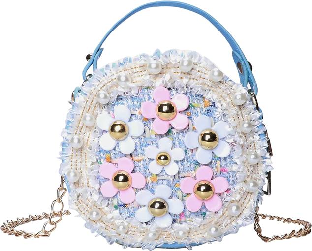 Este monedero combina muy bien con todo. Fabricado en cáñamo de algodón y piel sintética. Las flores son su detalle más chic. Precio: 23,99 €.