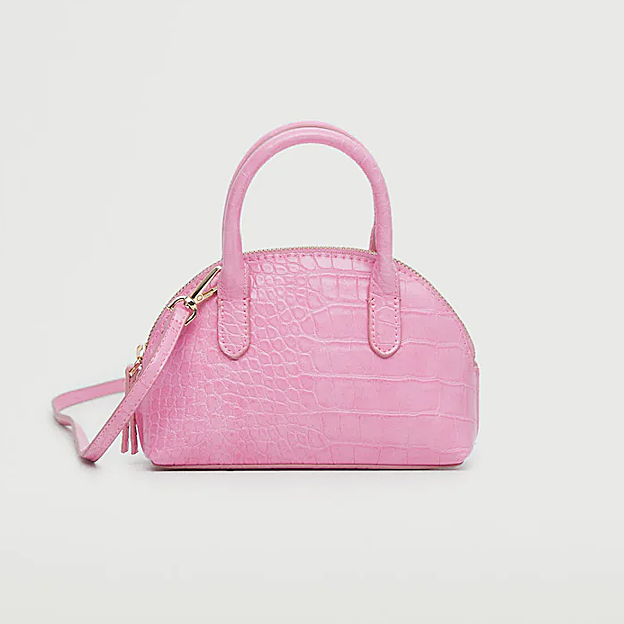 El bolso rosa de Mango.