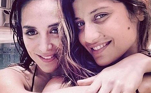 Khali El Assir con Tamara Falcó, en una de las pocas fotos que han colgado juntas en Instagram. 