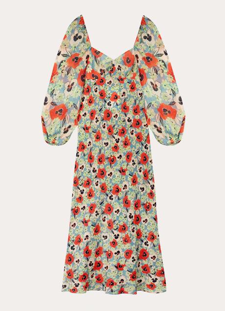 Imagen - Vestido de la firma Rixo de estampado floral disponible en El Corte Inglés. 