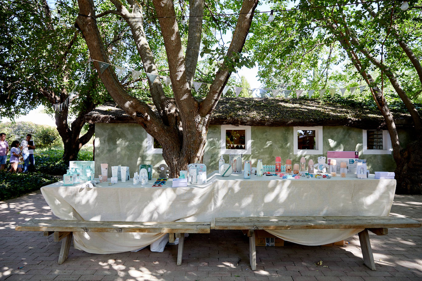 El cuidado de la piel de los más pequeños es de suma importancia para los padres y por ello Suanivex se unió a Mujerhoy GO Family con un stand donde se podían probar todos su productos y accesorios.