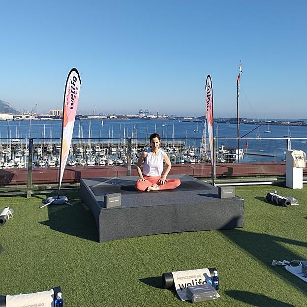 Mercedes-EQ WeLife Tour aterrizó en Bilbao en una jornada espléndida dedicada al autocuidado