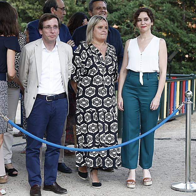 Ayuso en el homenaje a Miguel Ángel Blanco.