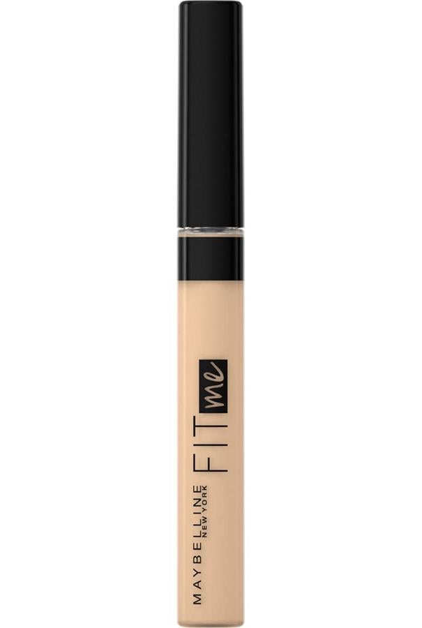 El corrector Fit Me de Maybelline New York se adapta al tono de tu piel y brinda una cobertura uniforme con un acabado natural para una apariencia cómoda que oculta enrojecimiento, manchas y otras imperfecciones. Precio: 4,92 €.