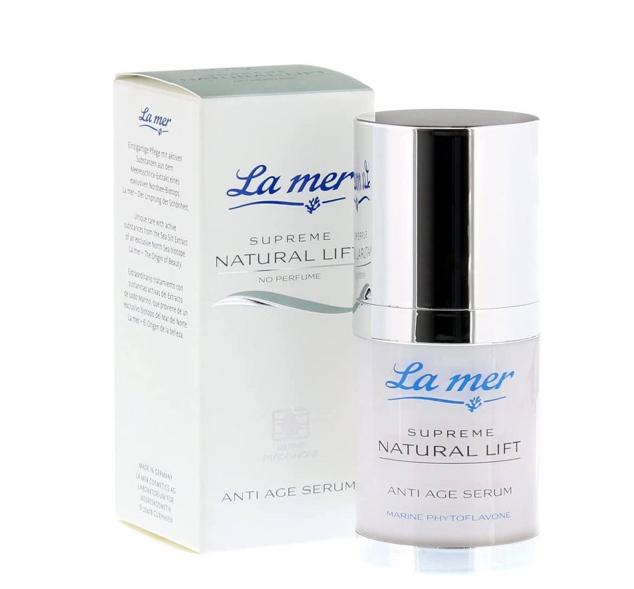 El Supreme Natural Lift de La Mer ayuda a acabar con las arrugas, alisando visiblemente el cutis.  Cómpralo aquí