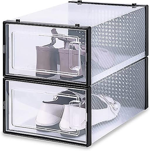 Zapateros transformados en cajas muy útiles y prácticas.