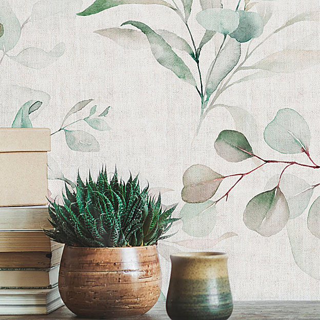 Apuesta por el papel pintado en los recibidores para enmarcar el espacio y sumar personalidad.