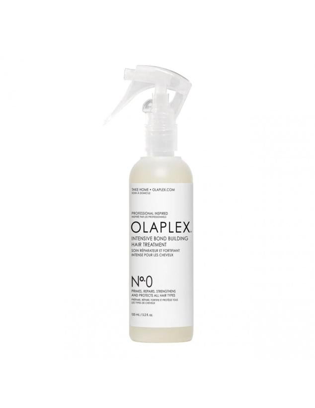 No 0 Intensive Bond Building Hair Treatment es un tratamiento reparador intenso que se absorbe profundamente en el cabello para conseguir efectos tres veces más potentes. Es ideal para usarlo después de lavarte el pelo y hacerlo un par de veces por semana. Es de Olaplex. Precio: 21,99 €. 