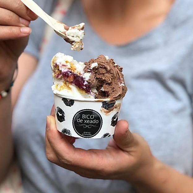 Una heladería situada en A Coruña que destaca por sus gustosos helados de sabores originales.