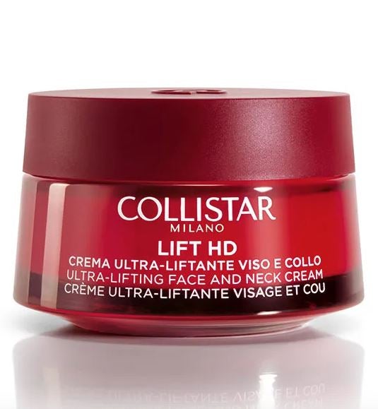 La crema hidratante Lift HD es un producto pensado específicamente para el envejecimiento de la piel. Su efecto lifting se consigue gracias al componente Tens-Activ, que ayuda a reducir las arrugas mientras define el contorno del rostro. Se trata de uno de los productos estrella de la marca y se vende también en formato pack con la rutina completa. (52,50 euros)
