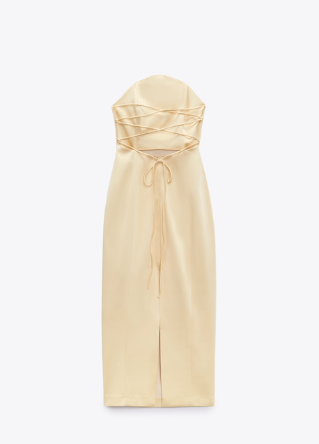 Imagen - Espalda con lazada del vestido.