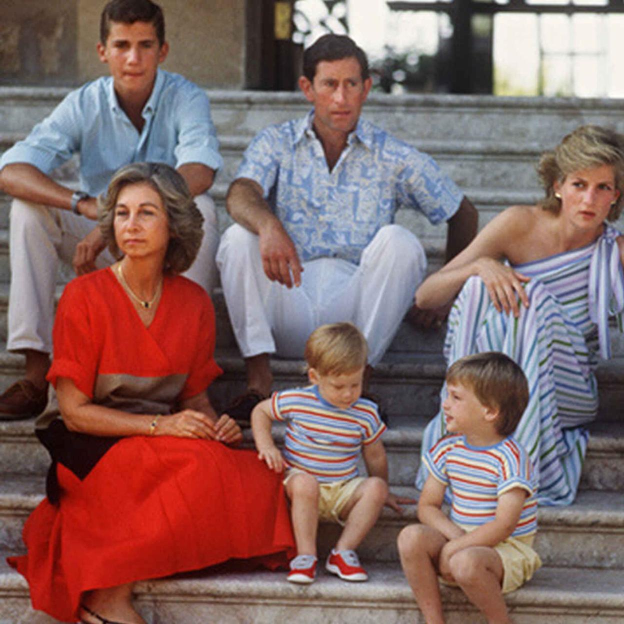 Lady Di en Mallorca.
