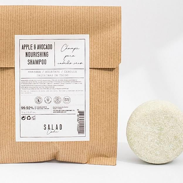 Champú natural sólido de Salad Code.