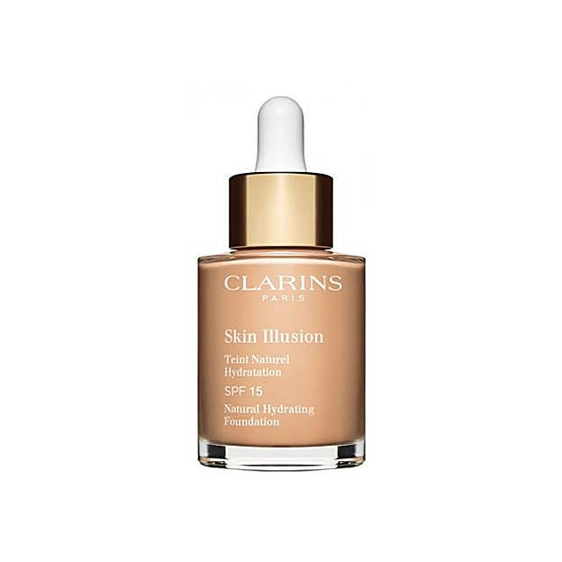 Base de maquillaje Skin Illusion, de Clarins. 