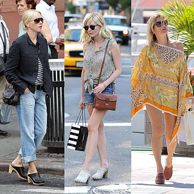 Naomi Watts, Kristen Dunts y Kate Moss.