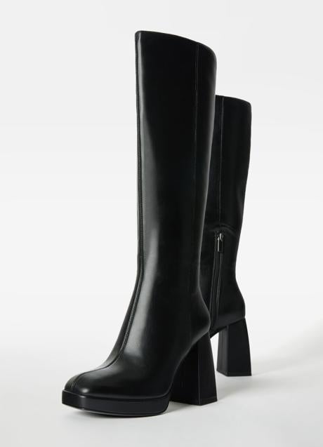 Imagen - Botas altas negras de Bershka, 49,99€.